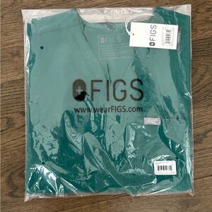 Figs Scrub Top, Hunter Green, XS